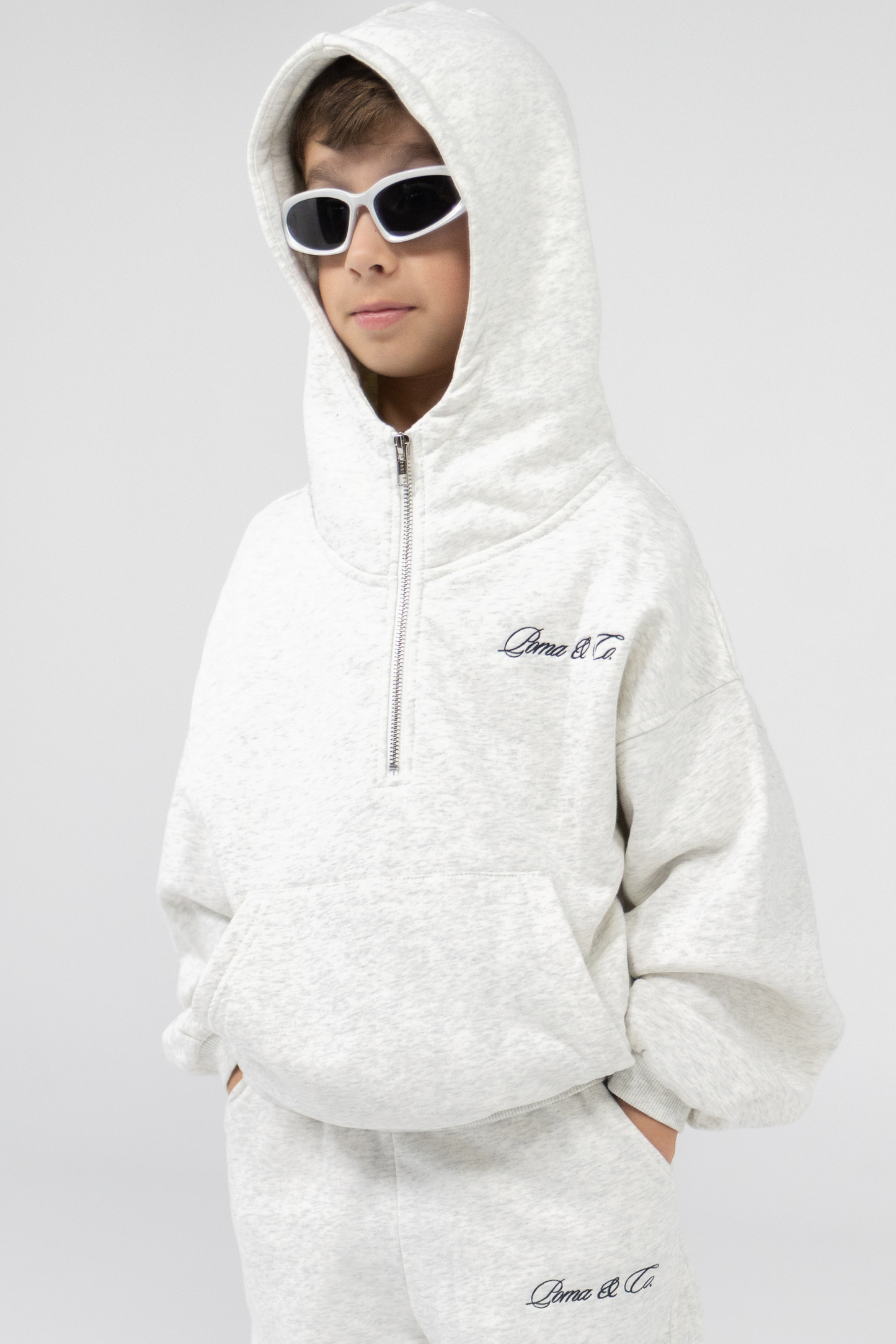 The Funnel Zip Hoodie - Arctic
